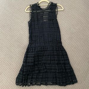 Free People One Black Woven Dress